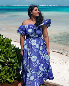 Womens Wedding: Teuila Womens Off Shoulder Dress