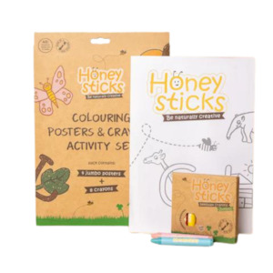 Books: Jumbo Posters and Crayons Activity Set