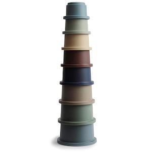 Rattles Teethers: Stacking Cups - Forest