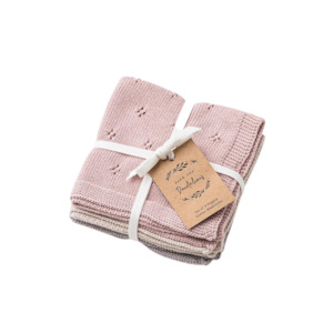 Organic Cotton Wash Cloth (set of 3)