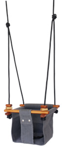 Toys Accessories: Solvej Baby Toddler Swing - Smokey Grey