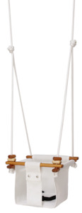 Solvej Baby Toddler Swing - Merino White