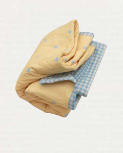 All: Butter Dot Reversible Quilt