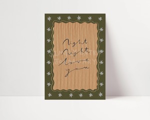 Night Night Love You Print
