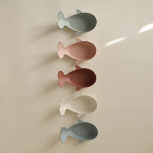 Mushie Whale Bath Stackers - Original