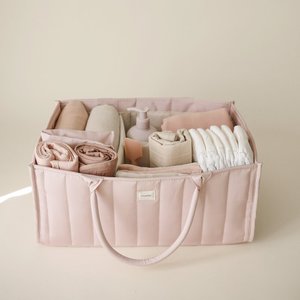 All: Mushie Nappy Caddy | Blush