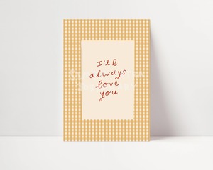 Always Love You Nursery Print | A4