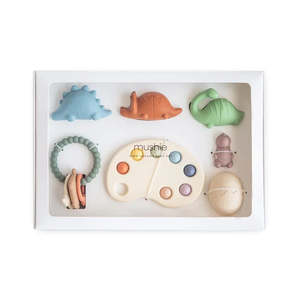 Toys Accessories: Mushie Play Gift Set - Dino Dreams