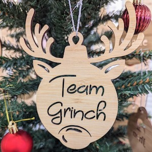 Christmas Baubles: Grinch Christmas Baubles