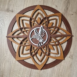 Mandala Flower Stained