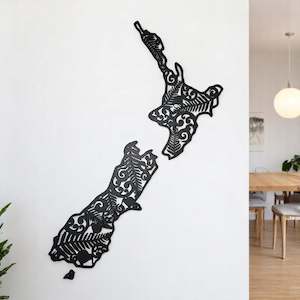 New Zealand Kiwiana Map