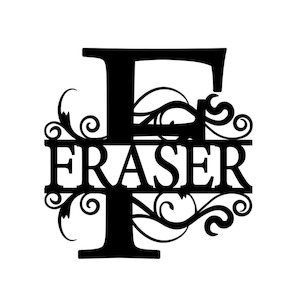 Family 1: Monogram Letter With Name Nude