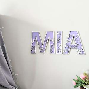 Wildflower Letters Large