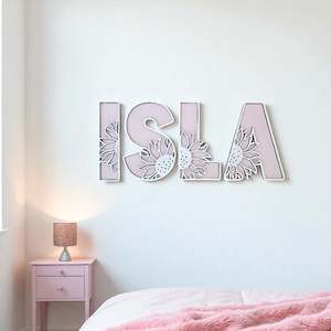 Letter Tiles: Sunflower Letters Large