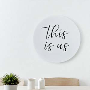 This Is Us Circular sign