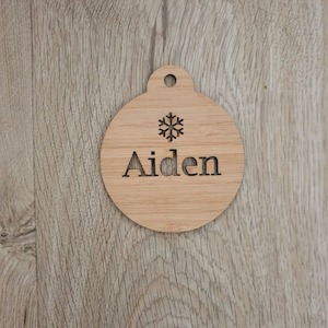 Christmas Baubles: Christmas Baubles Personalised