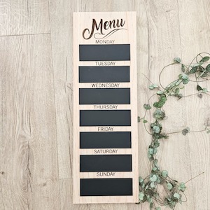Natural Pine Menu board
