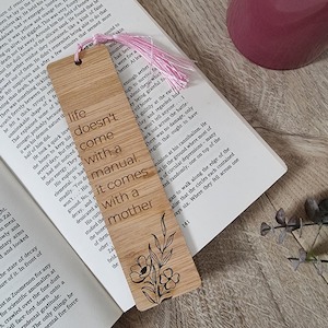 Life Comes With Mum Bookmark