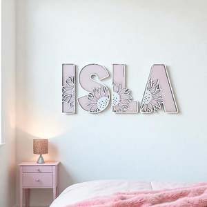 Letter Tiles: Sunflower Letters Large