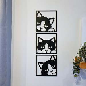 On Sale: Cat Trio Wall Art Frame