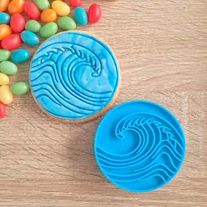 Fondant Stamps: Wave Fondant Stamp