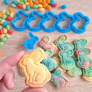 Easter Fondant Stamps: Mini Bunny Multi Cookie Cutter & Stamp
