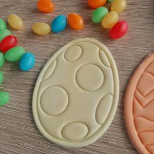 Easter Fondant Stamps: Easter Egg Single Fondant Stamp (no cutter)
