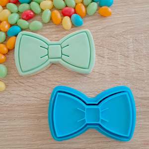 Baby Fondant Stamps: Bow Tie Cookie Cutter & Fondant Stamp