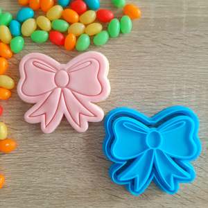 Bow Cookie Cutter & Fondant Stamp
