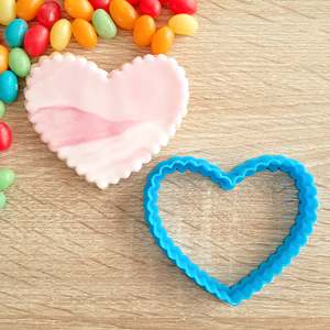 Scalloped Heart Cookie & Fondant Cutter