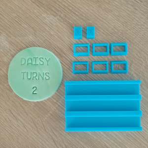 Triple Slider Bar (for Letters & Numbers Fondant Stamp Set)