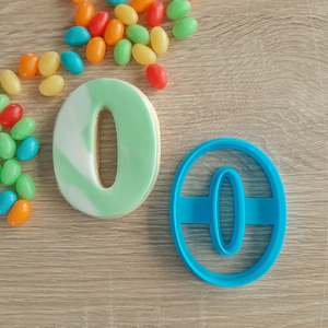 Number 0 Cookie Cutter