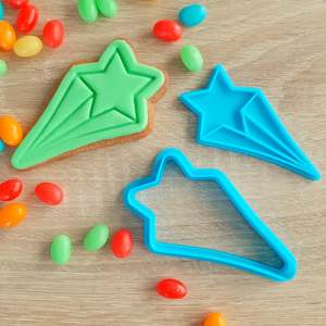 Matariki Cutters Stamps: Shooting Star Cookie Cutter & Fondant Stamp