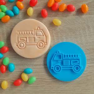 Fire Truck Fondant Stamp