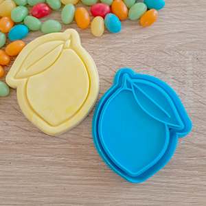 Garden Cutters Stamps: Lemon Cookie Cutter & Fondant Stamp