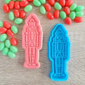Christmas Cutters Stamps: Nutcracker Cookie Cutter & Fondant Stamp