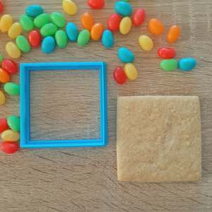 Basic Shapes Cookie Cutters: 70mm Square Cookie & Fondant Cutter