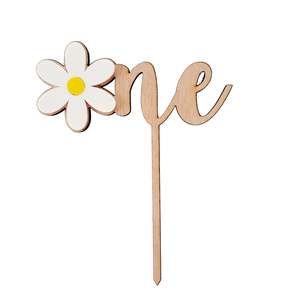 Cake Toppers: Daisy One Cake Topper