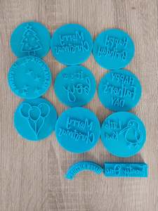SECONDS- Fondant Stamps