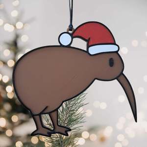 Kiwi 3d-Printed Christmas Decoration