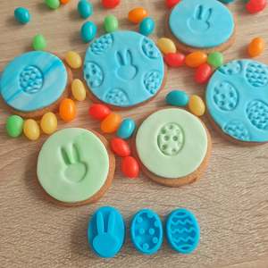 3 pack Mini Easter Fondant Stamps