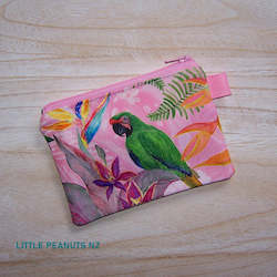 Coin/Card purse - Parrot
