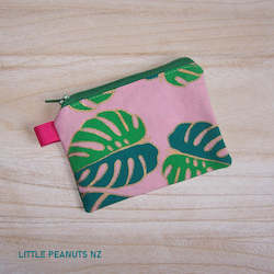 Tote Bags: Coin/Card purse - Tropical