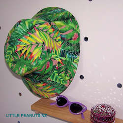 Sunhats: Bucket Hat - Tropical Green