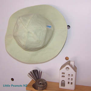Sunhats: Linen Apple Baby Hat