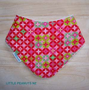 Matching Gifts: Pink Geo Dribble Bib