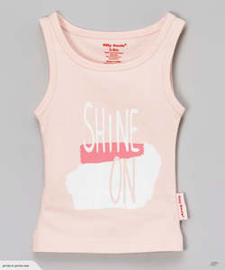 T Shirts: Shine On | girls pink tank top