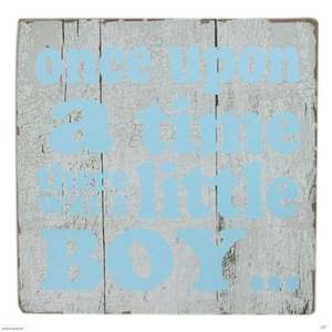 Wall Art: Once a upon a time Boy