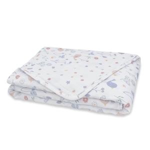 Living Textiles: 3PLY MUSLIN PRAM BLANKET - SWEET TWEET