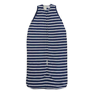 Sleeping Bag: Woolbabe 3 Seasons Front Zip Merino/Organic Cotton Sleeping Bag - Midnight